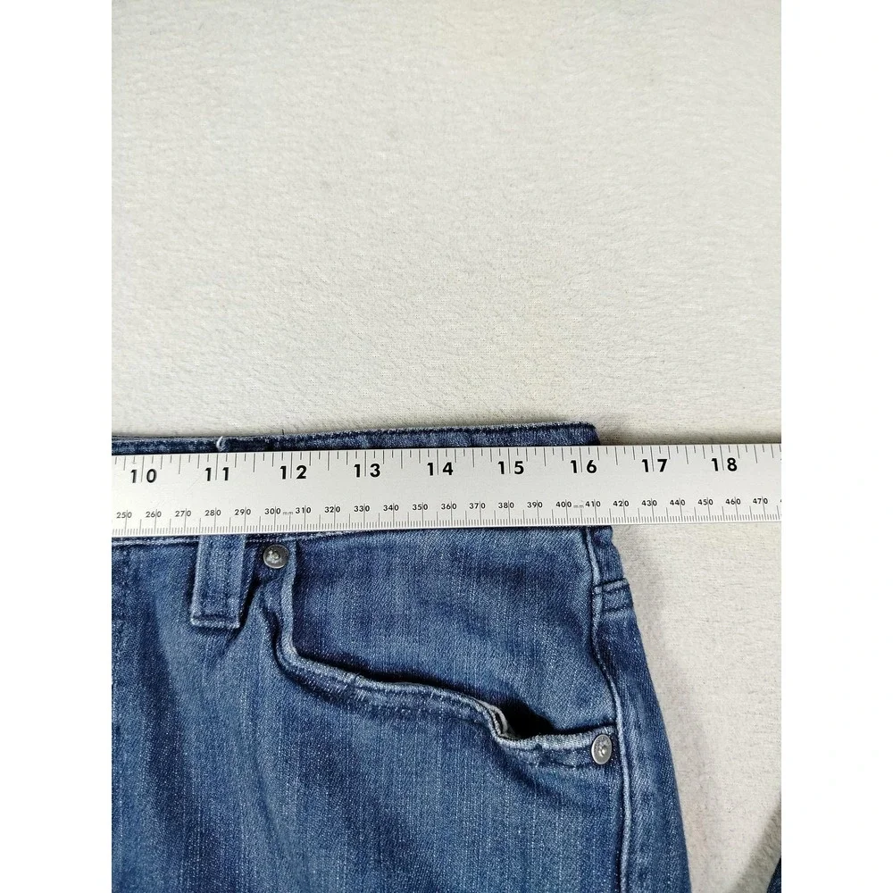 Volcom Vorta Jeans Mens 32 Blue Slim Fit Straight Denim Skater Grunge Skatelife